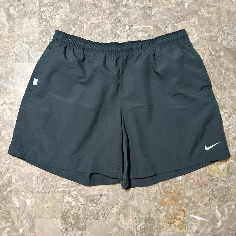 Nike Court Shorts Mens 2XL Green Flex Woven 7” Gym Tennis Vintage 404699